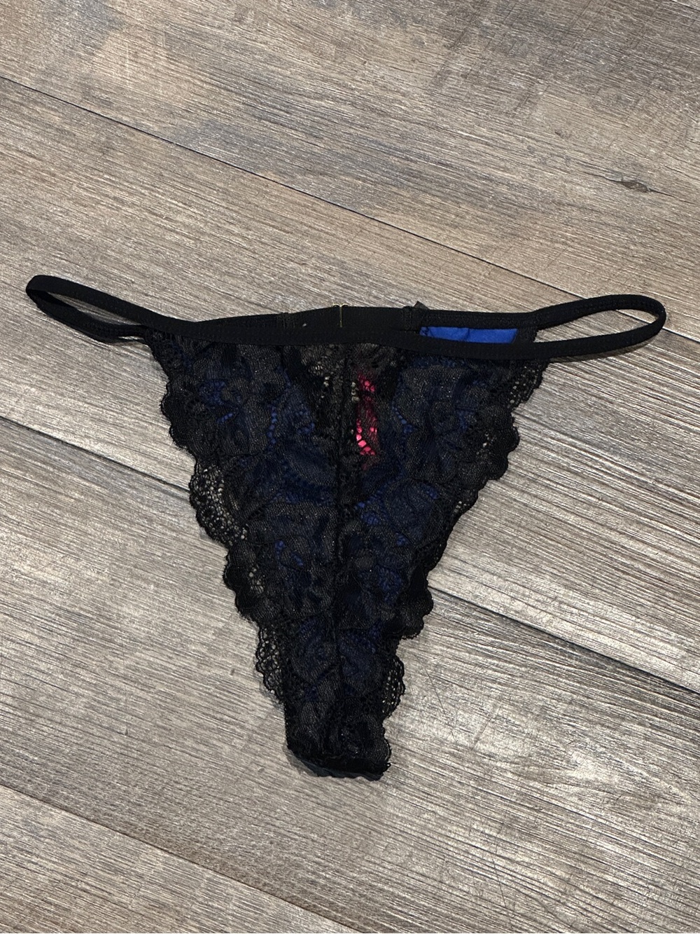 Seven Til Midnight Panties Blue and Black Medium NWOT - Picture 2 of 6